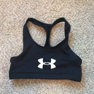 Kids small black sports bra